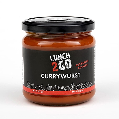 Lunch2Go - Currywurst - Glas