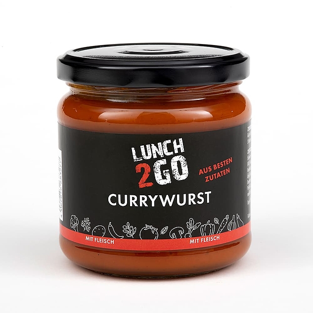 Lunch2Go - Currywurst - Glas